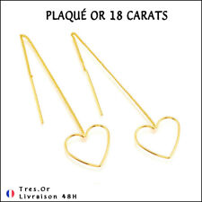PLAQUÉ OR 18 CARATS Boucles