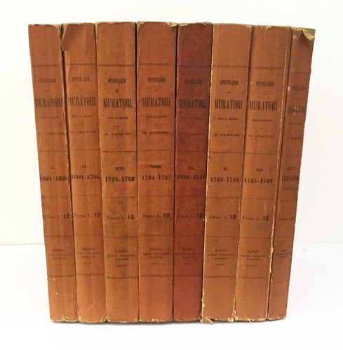Epistolario a muratori - di,
