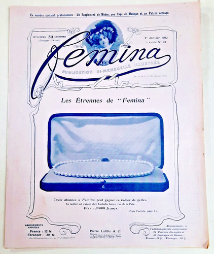 Revue femina 1er - revue, n°23.