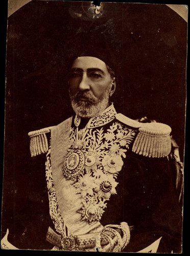 Portrait qajar elite - of, morad
