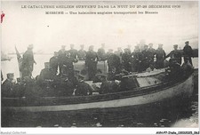 AVHP7-0385-ITALIE - Le cataclysme sicilien - MESSINE - Une baleinière anglais