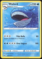 Carte Pokémon Wailord 032/159   Zénith Suprême Français