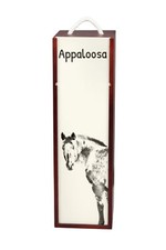 Caisse À Vin Appaloosa Avec Cheval Art-Chien