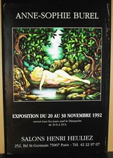 Affiche Anne-Sophie Burel 1992
