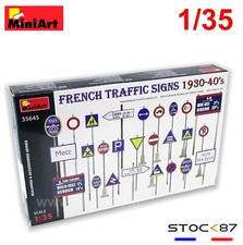 M35645# maquette MiniArt - France 1930-40 panneaux routier - 1/35