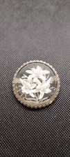 Broche vintage à fleurs en
