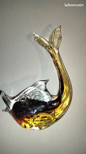 Sculpture poisson bondissant - poisson,