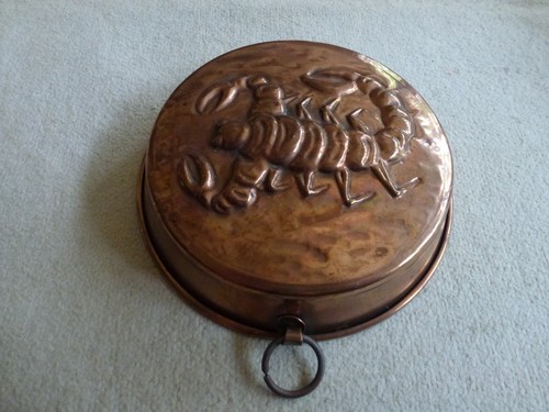 Ancien moule cuivre etame - ancien,