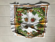 1 SERVIETTE de TABLE NEUVE "CHASSE a COURRE - VINTAGE Annees 60/70 - 43 X 45 cm 