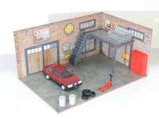 Garage en briques avec