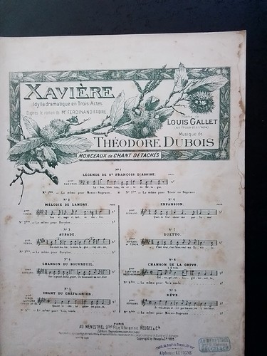 Partition ancienne piano - partition,