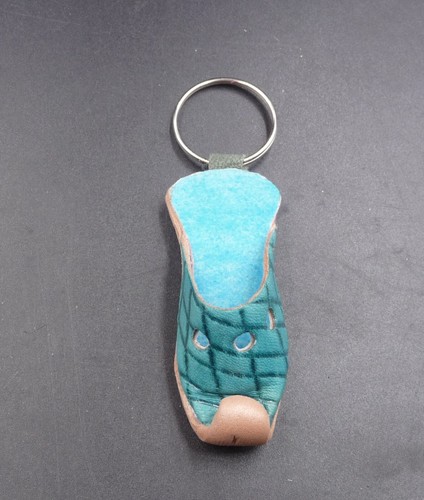 Porte clés babouche - porte-clés,