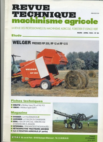 Revue technique machinisme - (3b)revue,