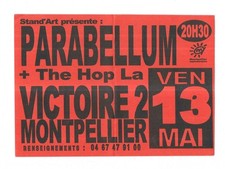 FLYER - PARABELLUM : EN CONCERT LIVE A MONTPELLIER ( FRANCE ) 2011 MINI AFFICHE