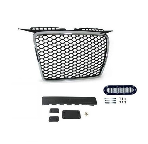 Calandre chrome noir pour - chrome,