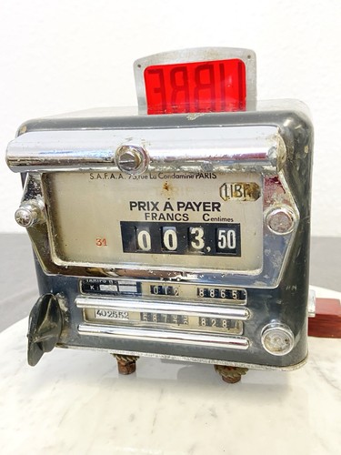 Ancien compteur taxi - compteur,