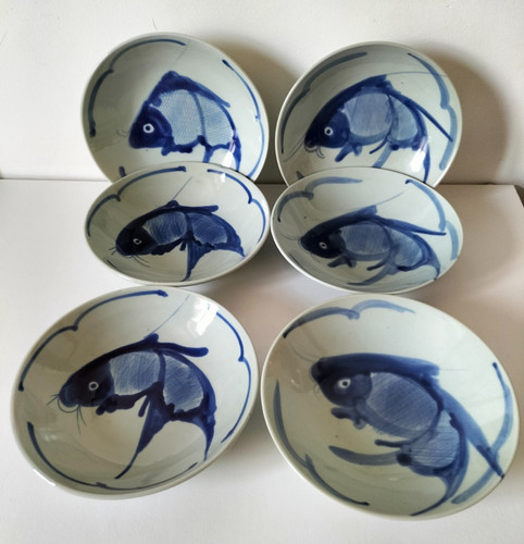 Assiettes creuses chinoises - assiettes,