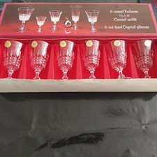 6 verres à vin rouge 15 .5