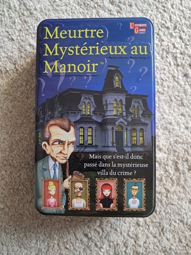 Jeu meurtre mystérieux - mystérieux, au