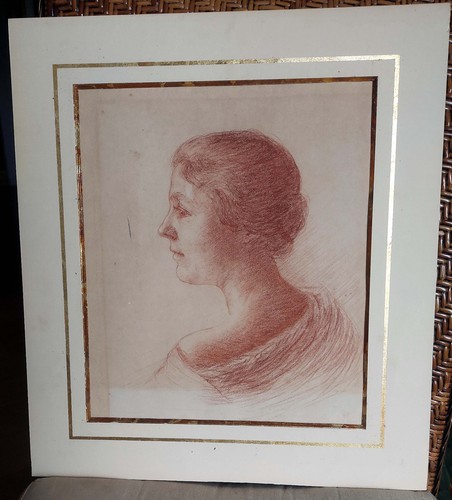 Portrait femme art deco - de,