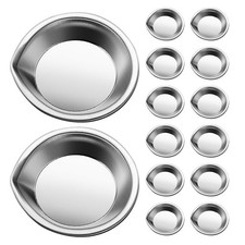  16 Pcs Bac Peinture Palette Sur Metal Outil De Plateau D'artiste