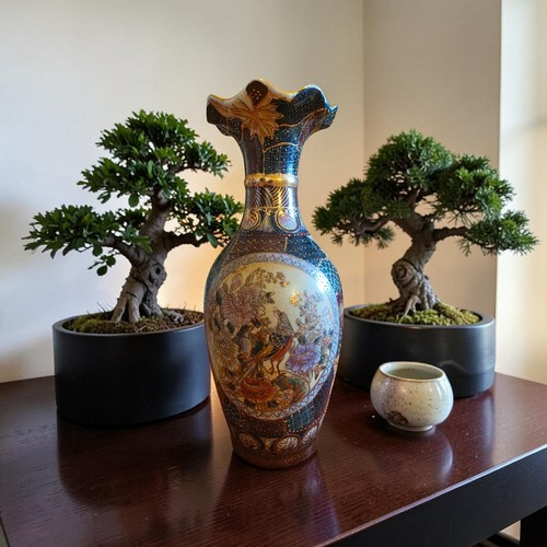 Grand vase japonais - , satsuma