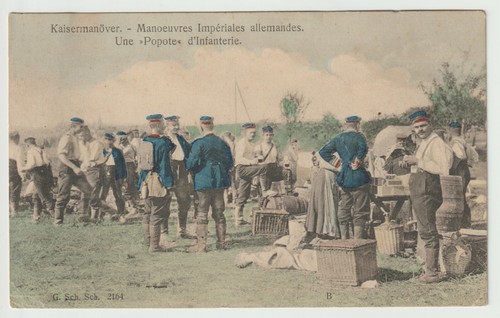 Carte postale manoeuvres - carte,