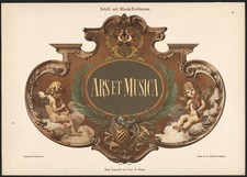 1900 Lithographie G. Sturm Art