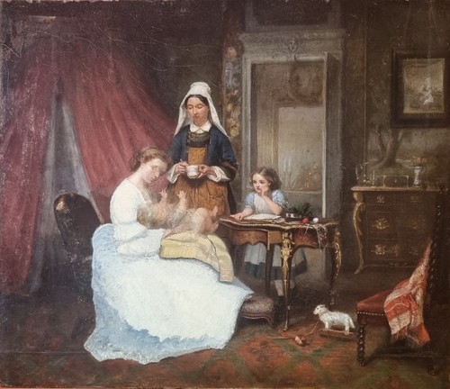 Peinture réaliste scène - réaliste,