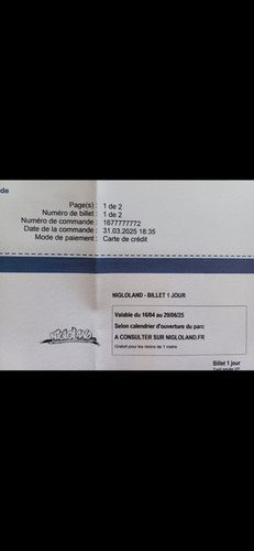 2places pour nigloland
