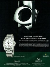 Publicité Advertising 099  2009 Rolex   montre perpetual Explorer II  acier