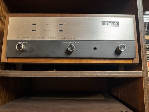 Mcintosh mc2120 stereo power - mc2120,