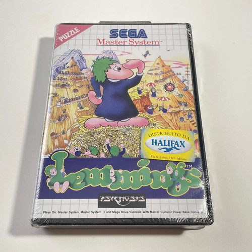 Sega master system lemmings - master,