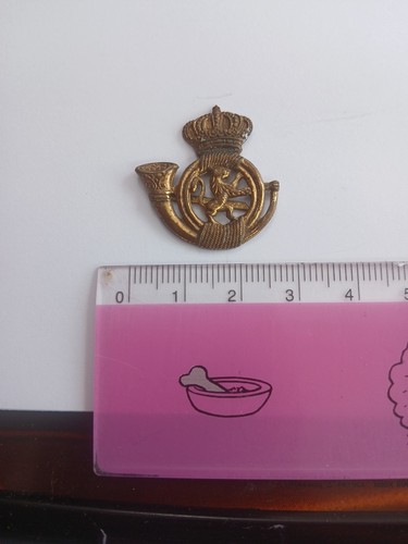 Antique belgian post badge - antique,