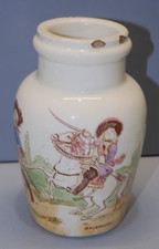 -ANCIEN POT A MOUTARDE CERAMIQUE KG LUNEVILLE MALBROUGH COLLECTION VITRINE    D