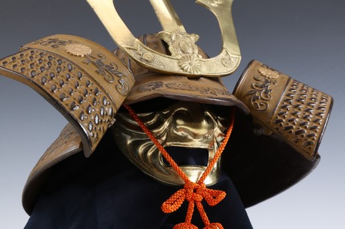 Casque samouraï japonais - casque,