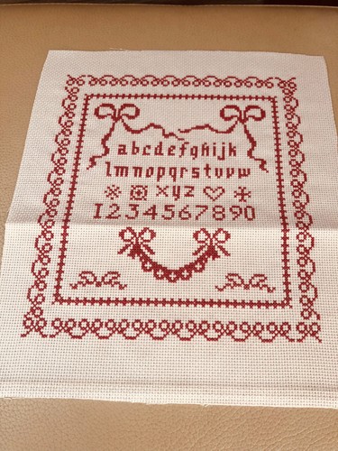 Abecedaire broderie point - abecedaire, de