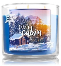 1 Bath & Body Works COZY CABIN Large 3 Wick Candle 14.5 oz NEW