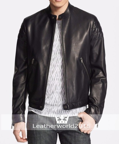 Veste cuir pur agneau - en, d'agneau