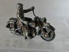 Aludo QUIRALU Motard de PM Police Militaire US - aluminium - 1950