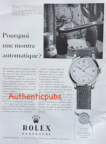 Publicite rolex perpetual - publicite,