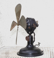 Ventilateur MARELLI début 1900 Art Déco Design Vintage Hauteur 32cm