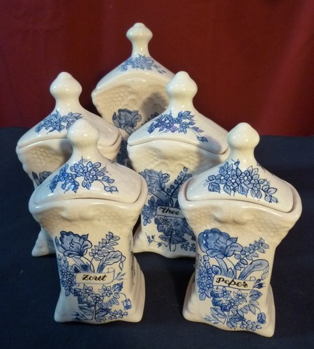 Pots épices faience de - pots, a