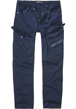 Brandit Pantalons Homme Militaire Coton [ Ö ] L Slim Fit Pantalon Bleu Marine
