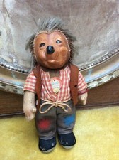 Ancien Mecki Steiff 18 Cm Avec Son Etiquette 