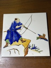 Gien Rare Carreau Faïence