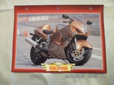 CARTE FICHE MOTO SUZUKI