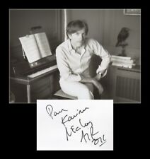 Nicolas Godin - Air - Musicien français - Carte dédicacée en personne + Photo