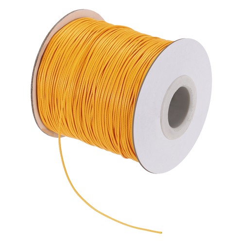 Fil ciré jaune 5mm 175m - ciré,