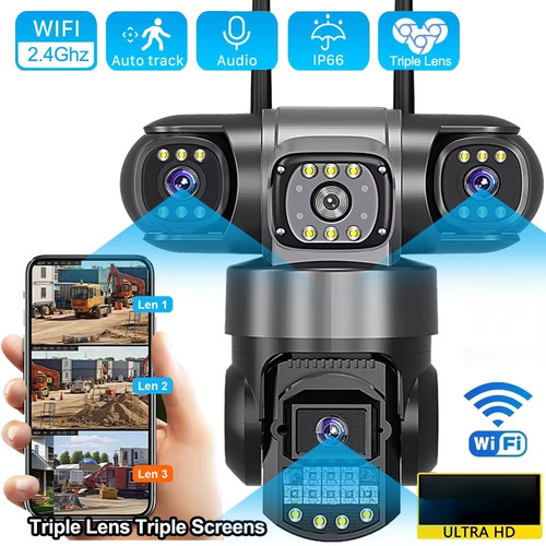 Caméra wifi v380 pro 6mp - wifi,